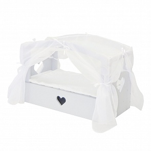 Кроватка с бельевым ящиком серии Любимая кукла, цвет Дрим (Paremo, PFD120-83)